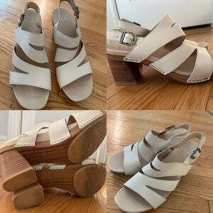 Dansko Ashley Clogs White Size 40
